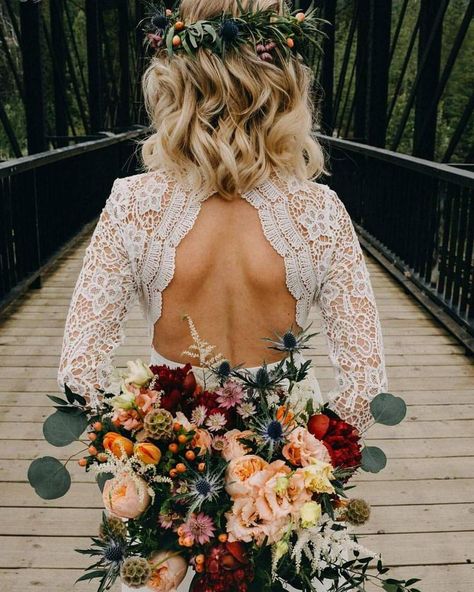 Autumn wedding dress bridesmaid