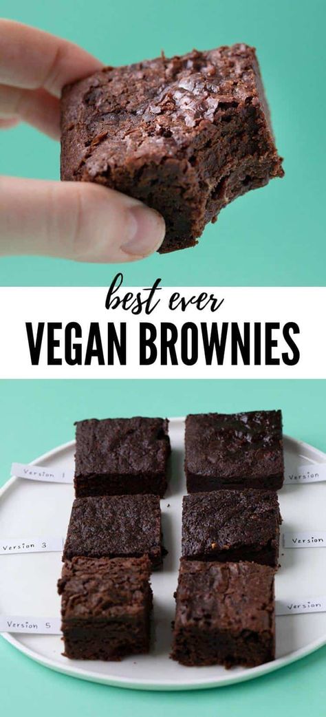 Fudgy Vegan Brownies, Best Vegan Brownies, Vegan Brownies Recipe, Man Recipes, Dairy Free Brownies, Cheesecake Brownie, Thanksgiving 2023, Gooey Brownies, Vegan Brownies