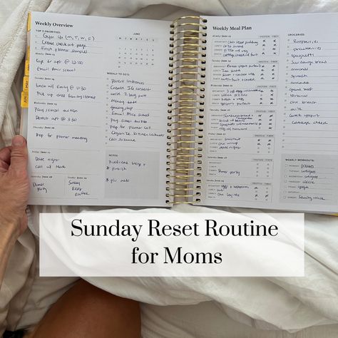 Sunday Reset Routine for Moms Bedroom Reset Checklist, Sunday Reset Checklist, Sunday Reset Routine, Reset Routine, Sunday Reset, Sunday Routine, Healthy Morning Routine, Todo List, Household Organization