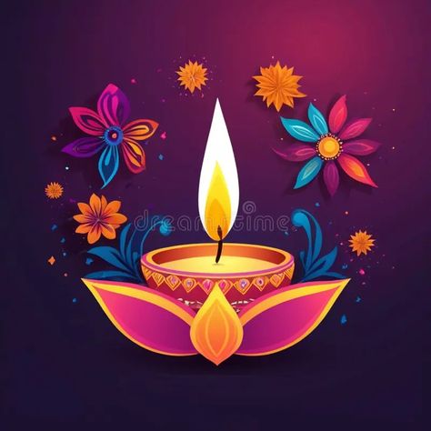 Shimmering Diwali Nights: Celebrate with Love, Lights, and Joy royalty free illustration Festival Of Lights Diwali, Diwali Diva, Joy Illustration, Diwali Fireworks, Diwali Lantern, Diwali Lamps, Diwali Lights, Abstract Animal Art, Candle Glow