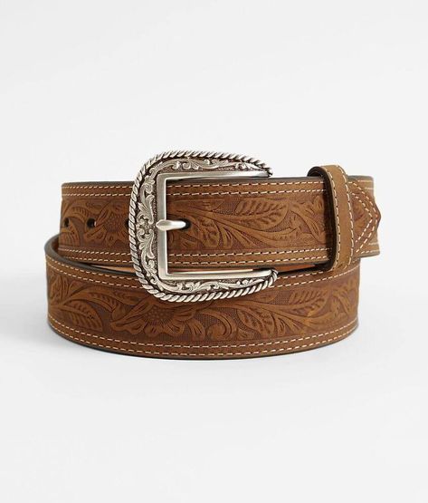 Ariat Belts, Custom Leather Belts, Cowboy Aesthetic, Chris Stapleton, Western Accessories, Men's Belt, Gold Belts, Leather Belts Men, Western Belts