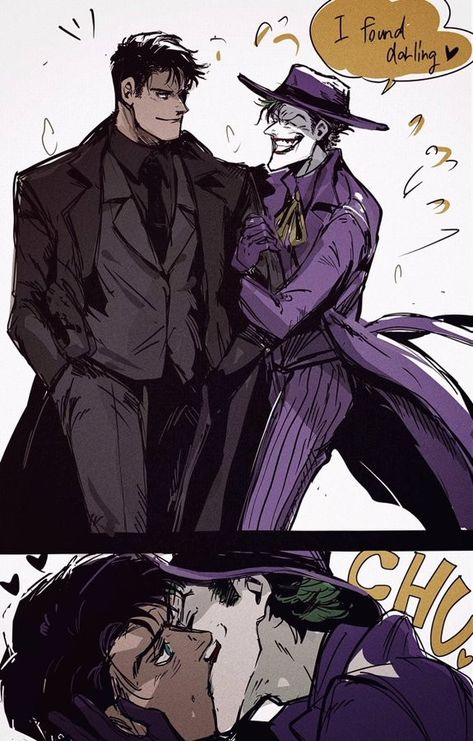 Batman X Joker Comic, Batman Joker Art, Batman X Joker, Bat Joker, Superman X Batman, Joker Comic, Ace Card, Gay Comics, Batman Funny