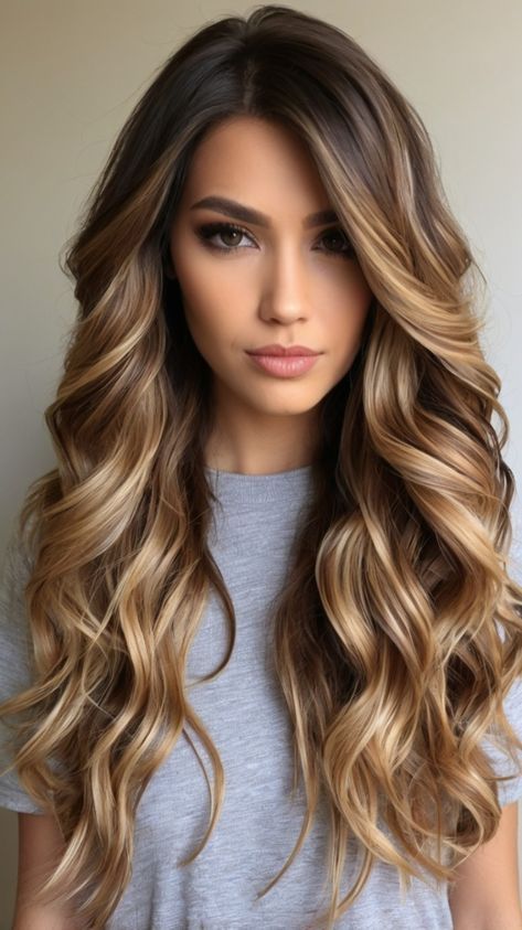 Different Types Of Hair Colors, Balayage In Brown Hair, Textured Layered Hair, Highlight Hair Ideas, Balayage Hair Brown, Caramel Highlights On Brown Hair, Hair Framing, Brown Hair Highlights, Brown Balayage Hair