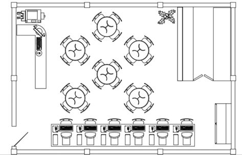 Internet Cafe Design, Cafe Names Ideas, Web Cafe, Cafe Floor, Cafe Floor Plan, Church Lobby Design, Cafe Business Plan, Restaurant Designs, Restaurant Web