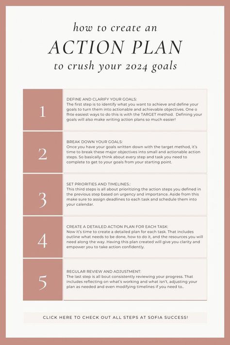 Motivated to achieve your 2024 resolutions but do't know where to start? Then you need to check out these 5 essential steps to create a KILLER action plan for your goals! But wait because you will not only learn how to achieve your goasl 2024, but how to make a life vision to build your dream life this new year! #selfimprovement2024 #createalifevision #lifeplan #goalplanning #goalsetting #NaturalRemediesForGallbladderHealth How To Plan Your Life Goals, How To Achieve Goals Tips, Goals Action Plan, How To Plan For The Future, Action Plan For Goals, How To Create A 5 Year Plan, How To Plan Your Future, How To Make A 5 Year Plan, Life Design Plan