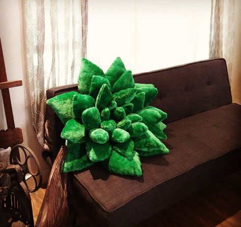 How to Make a Giant Succulent 3D Pillow (With Pattern). In this step-by-step tutorial, you'll learn how to sew a giant succulent 3D floor and sofa pillow for your home. This guide provides you with the patterns you'll need and tips for creating each layer of this plush pillow. Bookshelf Insert, Succulent Pillow, Brick Paper, Make A Book, Baby Quilt Pattern, Book Nook, Diy Pillows, Diy Book, Book Nooks