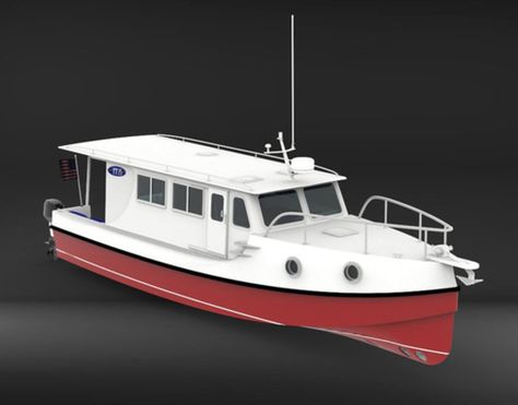 The Latest Offering From 'Fickett's Factory of Peculiar Dreams' (Video) Trailerable Trawler, Liveaboard Boats For Sale, Dreams Video, Trawler Boats, Kit Planes, Liveaboard Boats, Big Boats, Boat House Interior, Sport Fishing Boats