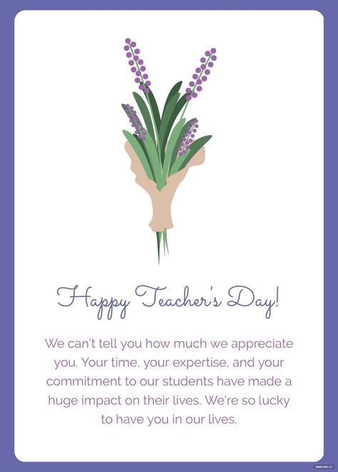 Card Happy Teacher Day, Greeting Card Happy Teacher Day, Quotes For Teachers Day Cards, Teachers Day Letter Ideas, Teachers Day Card Template, Happy Teachers Day Aesthetic, Kartu Ucapan Selamat Hari Guru, Happy Teachers Day Template, Happy Teachers Day Card Design