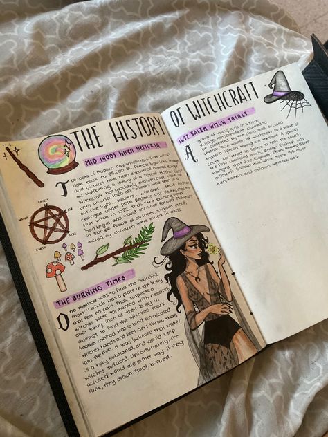 Aesthetic Grimoire Pages, Book Of Shadows Drawing Ideas, Book Of Shadows Diy Cover, Wiccan Journal Ideas, Whitcraft Aesthetic, Book Of Shadows Cover Page Ideas, Book Of Shadows About Me Page, Grimore Books Ideas, Witch Book Aesthetic