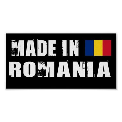 Made in Romania Poster - Romania gift Made In Romania, Live Laugh Love, Eastern Europe, How To Better Yourself, Serbia, Romania, Mood Board, Created By, Iphone