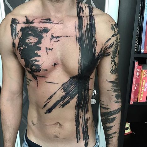 1,865 Likes, 19 Comments - Tattoos, Art & In(k)spiration (@tattooinkspo) on Instagram: “@jacobcrookedmoon ✍🏼” 88 Tattoo, Splatter Tattoo, 19 Tattoo, Black And Grey Tattoos For Men, Black And Grey Tattoos Sleeve, Tattoo Ideas Female Meaningful, Brush Tattoo, Finger Tattoo For Women, Meaningful Tattoos For Women