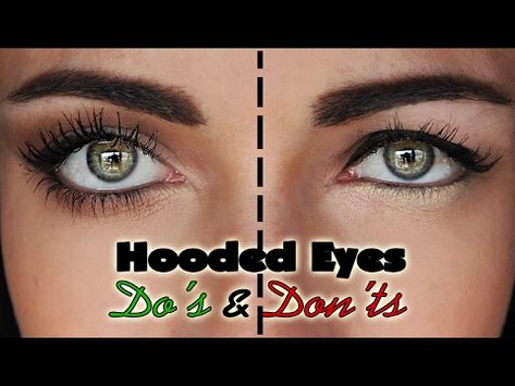 Hooded Eye Makeup Tutorial, Hooded Eyelids, Droopy Eyelids, Droopy Eyes, Applying Eye Makeup, Hooded Eye Makeup, Smink Inspiration, Makijaż Smokey Eye, Makeup Tricks