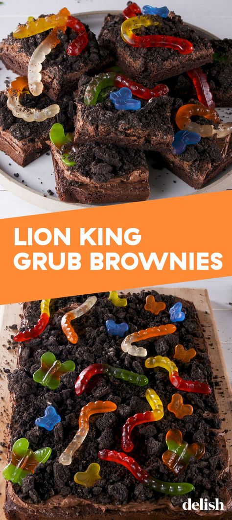 Torte Re Leone, Lion Guard Birthday, Lion King Birthday Party Ideas, Baking Brownies, Lion King Theme, Jungle Thema, Lion King Party, Disney Desserts, Lion King Baby Shower