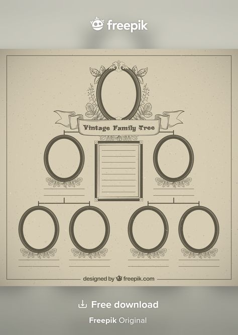 Family tree in vintage style Free Vector | Free Vector #Freepik #freevector #vintage #tree #family #human Oc Family Tree, Vintage Ribbon Vector, Family Tree Drawing, Flat Tree, Family Tree Printable, Family Tree Designs, Family Tree Photo, Royal Family Trees, Family Tree Art