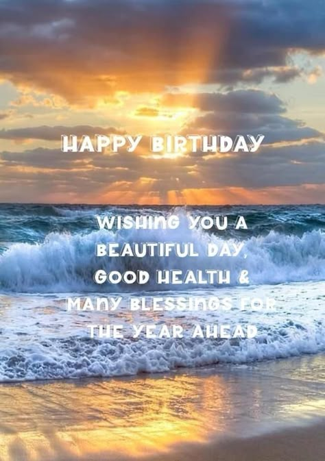 Happy Birthday Beach Wishes, Happy Birthday Beach Images, Birthday Card Pictures, Happy Birthday Wishes Sister, Best Birthday Wishes Quotes, Funny Happy Birthday Images, Happy Birthday Niece, Birthday Wishes Pics, Happy Birthday Cat