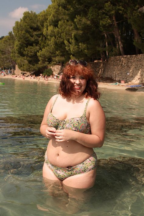 Plus-Size Woman Wore a Low-Rise Bikini to the Beach and This is What Happened. Loved this: "Sometimes I cannot help but thank the fat on my body for providing me with a douche bag detector." About Women, Bodycon Dresses, What Happened, Body Positivity, Low Rise, The Beach, Plus Size