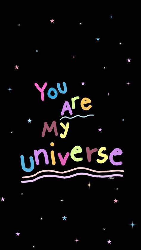 You Are My Universe Wallpaper, You Are My Universe, Universe Lockscreen, My Universe Bts, Bts Shirt, My Universe, Bts Lyrics Quotes, Korean Language Learning, Bts Backgrounds