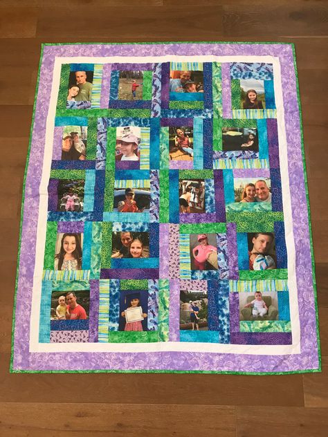 Photo Memory Quilt, Tee Shirt Quilt, Photo Quilts, Sewing Machine Projects, Dog Quilts, Picture Quilts, Quilt Binding, Animal Quilts, Family Keepsakes