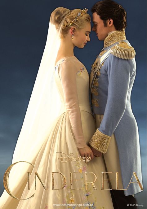 Three Wishes For Cinderella, Cinderella Movie 2015, Cinderella Cartoon, Mode Niqab, Cinderella Live Action, Cinderella Aesthetic, Disney Romance, Disney Movie Art, Cinderella Movie