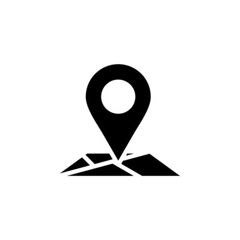 Gps, Map, Navigation, Direction Solid Icon Vector Illustration Logo Template. Suitable For Many Purposes. Gps Illustration, Navigation Logo, Fun Logo, Navigation Map, Quote Islam, Map Icons, Gps Map, Illustration Logo, Illustrated Map