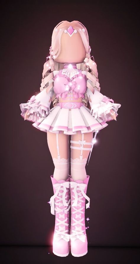 Cute Outfits Pink, Royale High Outfits, Outfit Ideas Grunge, Outfit Ideas Christmas, Royal High Outfits Ideas Cheap, Kawaii Outfit Ideas, High Clothes, High Hair, Royal Clothing