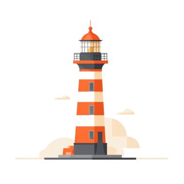 lighthouse,marine,ocean,beacon,searchlight,architecture,background,island,building,cartoon,cloud,coast,construction,design,direction,element,flat,graphic,guide,harbor,house,icon,isolated,lamp,landmark,light,maritime,nautical,navigation,safety Nautical Navigation, Building Cartoon, Ocean Png, House Icon, Logo Cloud, Cartoon Clouds, Harbor House, Architecture Background, Psd Background