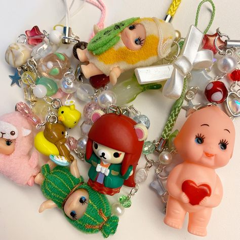 Kewpie Keychain, Phone Charms, Rilakkuma, Purse Charms, Phone Charm, Trinket Boxes, Little Things, Keychains, Mood Board