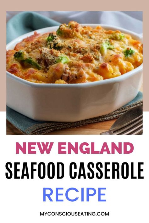 New England Seafood Casserole ready to serve New England Seafood, Seafood Casserole Recipes, Light Sauce, Shepherds Pie, Time To Eat, Classic Dishes, Family Dinners, Casserole Recipe, Pot Pie