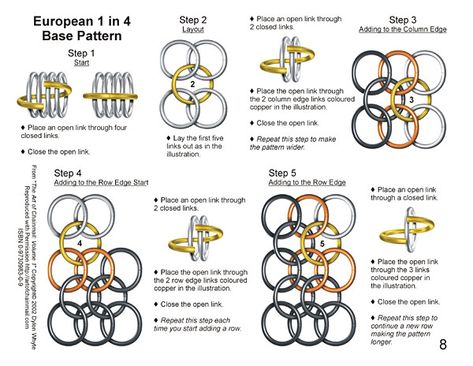 Chainmail Diy, Chainmaille Patterns, Chainmaille Jewelry Patterns, Chain Maille Patterns, Chainmail Patterns, Collar Hippie, Chainmaille Tutorial, Jump Ring Jewelry, Chainmail Jewelry