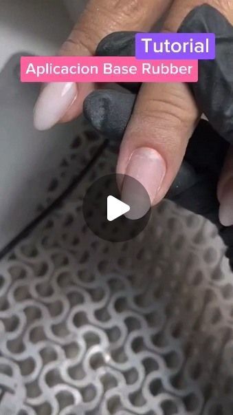 Rubber Base Gel Nails, Rubber Base Nails, Rubber Nails, Natrual Nails, Manicure Tutorials, Nail Tutorial Videos, Instagram Tutorial, Nail Tutorials, Gel Nails