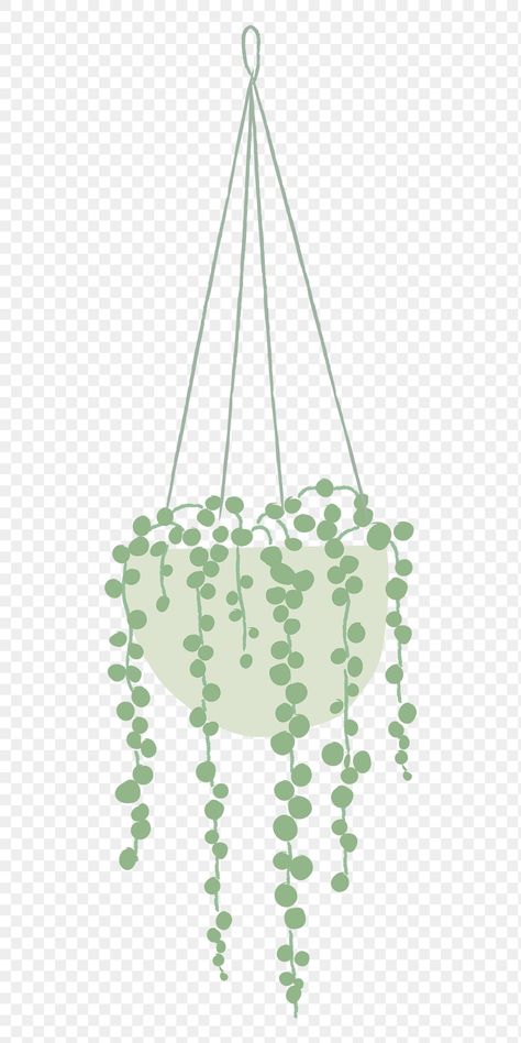 Hanging Plant Tattoo Simple, Plant Png, Doctors Office Decor, Plant Doodle, Doodle Png, Doctors Office, Pearl Embroidery, Plant Tattoo, Leaf Illustration