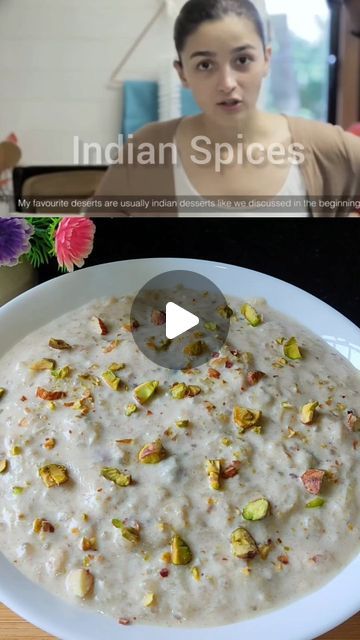 Kheer Recipe, Indian Desserts, Indian Spices, Food Videos, Dessert, On Instagram, Instagram