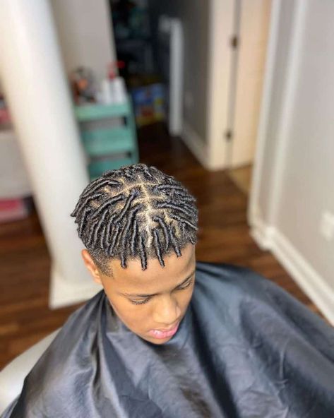 Gel Twists Men, Short Dread Styles For Men Shaved Sides, Starter Twists Men, Short 2 Strand Twist Men, Natural Locs Styles, Hairstyles Boys Men, Comb Twist Men, Short Twists Black Men Hair, Son Hairstyles