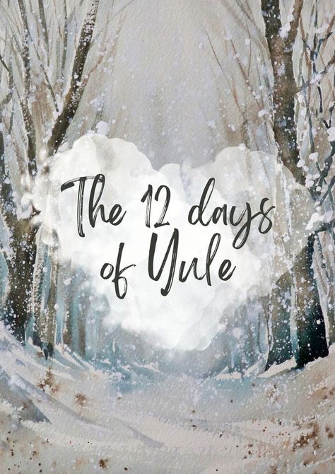 How I Celebrate Yule and the "12 days of Christmas" How To Celebrate The 12 Days Of Yule, 12 Days Of Yule Advent Calendar, Yule 12 Days, Yule Associations, 12 Days Of Yuletide, Yule Celebration Winter Solstice, 12 Days Before Christmas Ideas, Witchy Yule Aesthetic, 12 Days Of Yule Activities