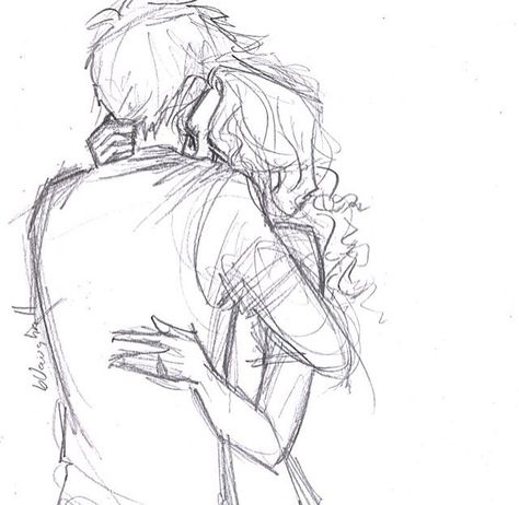 Romantic Couple Hug, Burdge Bug, People Drawing, Couple Sketch, Siluete Umane, Hugging Couple, Pencil Sketches, Cute Couple Drawings, Lukisan Cat Air