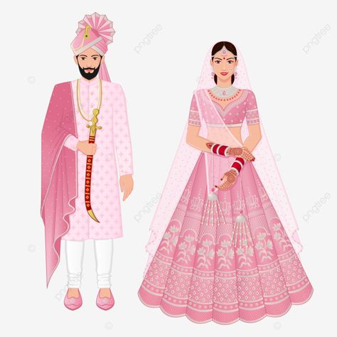 wedding couple,sherwani,lehenga,bride and groom,groom to be,save the date,groom,barat,sangeet,ceremony,mehendi,haldi,engagement,marriage,wedding,couple,south indian,marathi,man,punjabi,asian,female,ethnic,girl,jewellery,hinduism,saree,celebration,traditional,bridegroom,hindu,bride,clothing,woman,matrimony,tradition,bridal,asia,people,lady,indian,fashion,north indian,turban,chokar,jhumaka,mangalsutra,gold,pink,pestal Indian Groom Illustration, Indian Turban, Groom Cartoon, Bridal Asia, Lehenga Bride, Bride And Groom Cartoon, Wedding Couple Cartoon, Couple Png, Sangeet Ceremony