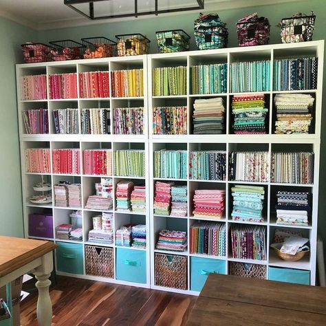 How to Organize Your Yardage — String & Story Sewing Room Inspiration, Sewing Room Storage, Sewing Spaces, Room Organisation, Sewing Room Design, Sewing Room Decor, Dream Craft Room, Craft Room Design, Sewing Room Organization