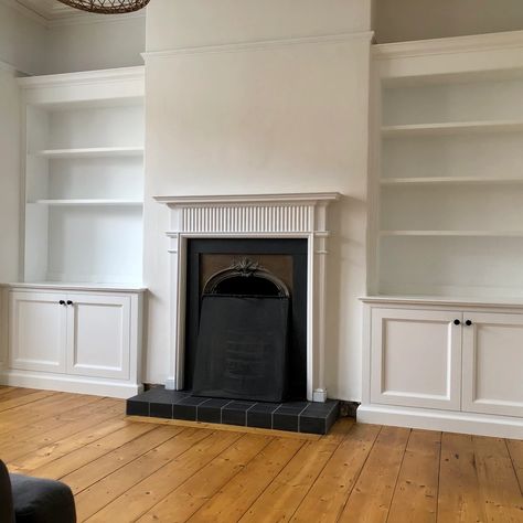 Fitted Alcove Units | Yorkshire Alcoves | Yorkshire Alcove Ideas Living Room, Alcove Shelves, Alcove Cabinets, Alcove Storage, Alcove Cupboards, Alcove Shelving, Shelf Arrangement, Floating Shelves Bedroom, Reclaimed Wood Floating Shelves