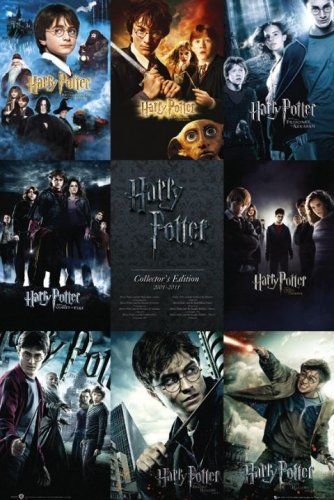 Harry Potter All Movies, Harry Potter Kostüm, Poster Harry Potter, Harry Potter Marathon, Film Harry Potter, Harry Potter Movie, Harry Potter Poster, Black Poster, Image Collage