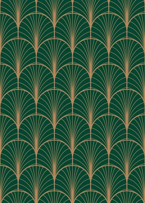 1920s Art Deco Pattern, Art Deco Pattern Geometric, Art Deco Background, Art Deco Design Graphics, Art Nouveau Wallpaper, Art Deco Graphics, Green Art Deco, Deco Wallpaper, Motif Art Deco