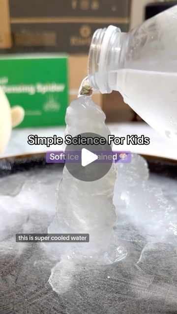 KiwiCo on Instagram: "How does soft ice work? 🧊 Check out the science behind this super-cooled experiment 🤔" Instant Hot Ice Experiment, Winter Science Activities For Toddlers, Toddler Experiments At Home, Dry Ice Experiments Kids, Ice Experiments For Kids, Ice Experiments, Dry Ice Experiments, Fun Science Experiments, Winter Science Experiments