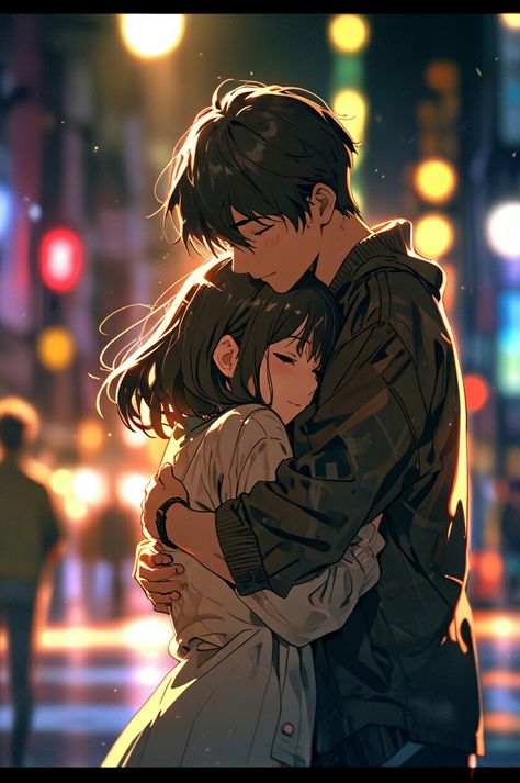 #AnimeArt #BoyHugsGirl #AnimeWallpaper #CuteCouple #LoveInAnime #RomanticArt #AnimeLoveStory #BoyGirlHug #AnimeCoupleGoals #KawaiiArt Couple Photo Anime Wallpaper, Cute Hugs Couple Anime, Cute Couples Cartoon, Cute Hug Pictures, Romantic Anime Wallpaper, Back Hug Couple, Anime Couple Drawing, Hug Wallpaper, Crush Wallpaper