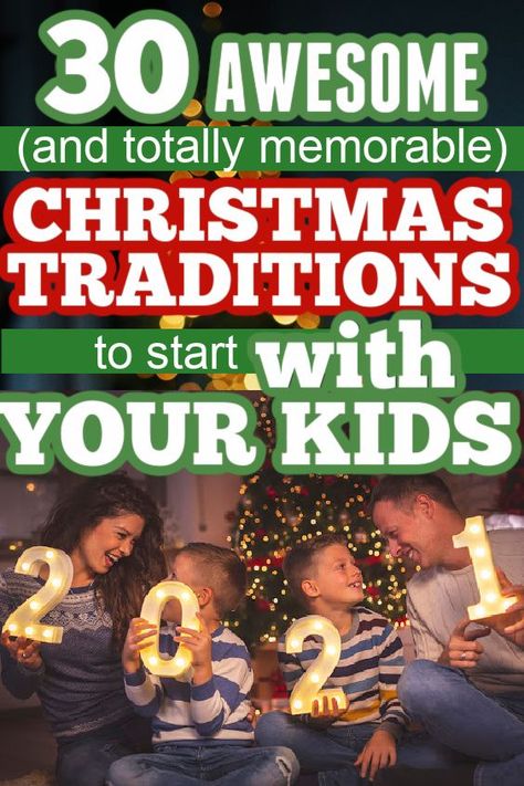 Fun Christmas Traditions for kids to start in 2021! Make the holidays memorable for your family with these fun ways to celebrate Christmas as a family. Your kids will look forward to doing these chrsitmas activities each year! These christmas tradition ideas for kids will inspire you. Christmas Eve Ideas For Family, Christmas Eve Family Ideas, Christmas Eve Ideas For Kids, Christmas Traditions For Kids, Traditions For Kids, Christmas Traditions Kids, Christmas Activities For Families, Craft Recipes, Holiday Traditions Family