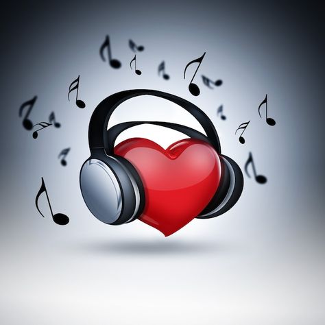 Red heart with headphones concept of mus... | Premium Photo #Freepik #photo #headset #headphones #headphone-icon #headphone Heart With Headphones, Blank Wedding Invitation Templates, Music Designs, Music Notes Art, Music Heart, Music Tattoo Designs, Romantic Wallpaper, Miniature Photography, Dj Images