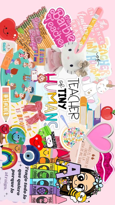 Vision Board For Teachers, Teacher Vision Board, Teacher Wallpaper, Teacher Aesthetic, Boho Crafts Diy, Future Teacher, Love Teacher, Teacher Inspiration, Art Gallery Wallpaper