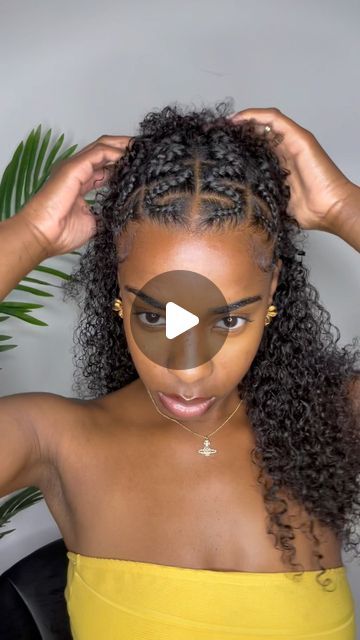 DSYB Hair✨ on Instagram: "Cute Carnival Hairstyle ✨🇯🇲

#hairinspo #diy #hairideas #zigzag #braidstyles #curlyhair #braids #naturalhair #halfbraidshalfweave #fulani #clawclip #festive #carnival #blackgirlmagic" Carnival Hairstyle, Zigzag Hairstyles, Carnival Hairstyles, Beautiful Braids, Claw Clip, Braid Styles, Zig Zag, How To Look Pretty, Hair Inspo