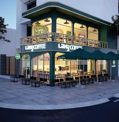 Cafe Exterior Design, Traditional Packaging, Cafe Industrial, Commercial Exterior, Cafe Exterior, Commercial Design Exterior, Container Cafe, Coffee Shop Interior Design, Garden Restaurant