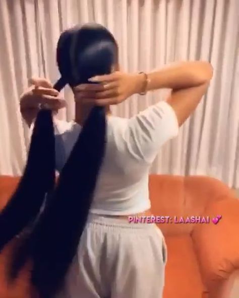 Two Ponytails With Weave Straight, 2 Straight Ponytails With Weave, 2 Extended Ponytails, Two Long Ponytails With Weave, Straight Weave Ponytail, Long Weave Ponytail, Extended Ponytail Weave, Two Ponytails With Weave, Long Hair Ponytail Styles