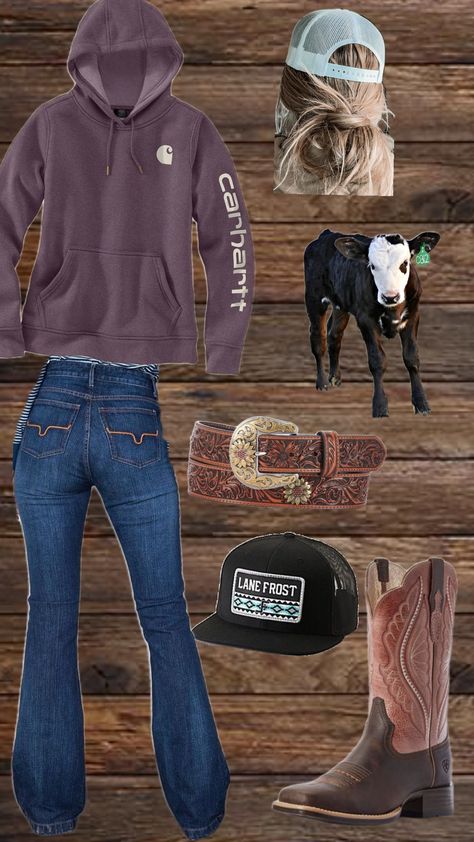 #country #western #westernoutfit #countryoutfit #outfit #fits #countryside #countrygirl Country Everyday Outfit, Casual Western Winter Outfits, Winter Country Girl Outfits, Country Girl Church Outfits, Country Comfy Outfits, Casual Country Outfits Women, Western Outfits School, Barn Party Outfit, Cute Country Fits