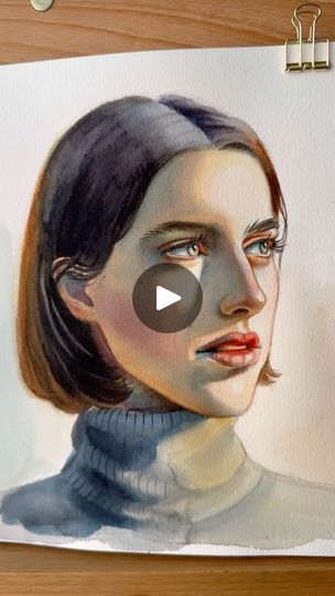 Painting Faces Tutorial, Watercolor Caricature, Watercolor Portrait Tutorial, Painting Faces, Caricature Art, Portrait Tutorial, Watercolor Portrait Painting, Watercolor Portrait, Drawing Inspo